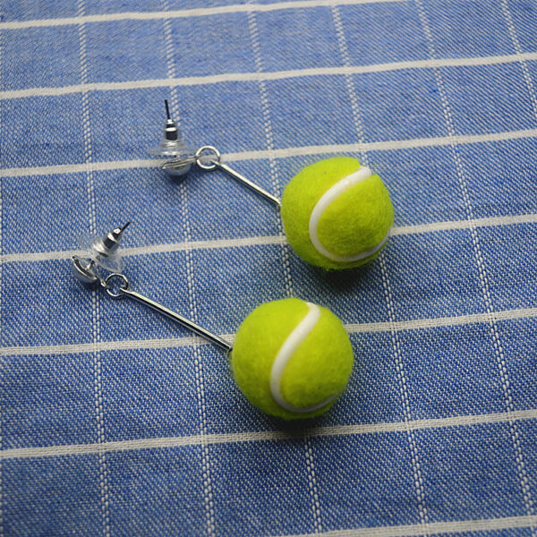 Personalized Badminton Earrings - Image 3