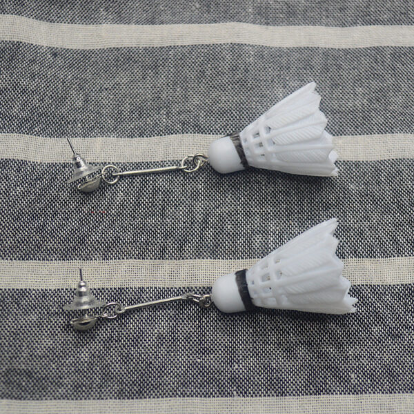 Personalized Badminton Earrings - Image 6