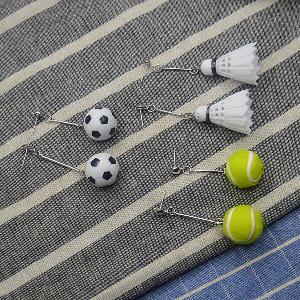 Personalized Badminton Earrings - Image 7