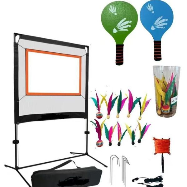 Outdoor Sports Badminton Nets Suit Storage Bag With Racket - Image 5